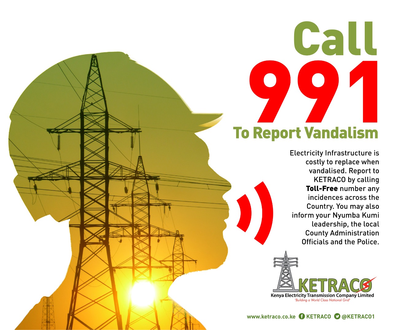 Anti-vandalism Toll Free Number